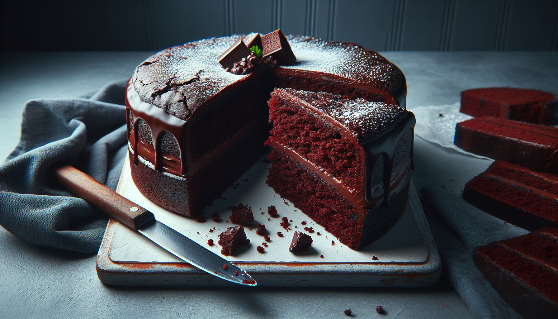 torta tenerina al cioccolato